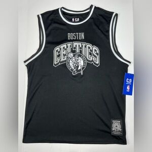 Boston Celtics Jersey Tank Top Basketball Sz L Ultra Game Embroidered Logo